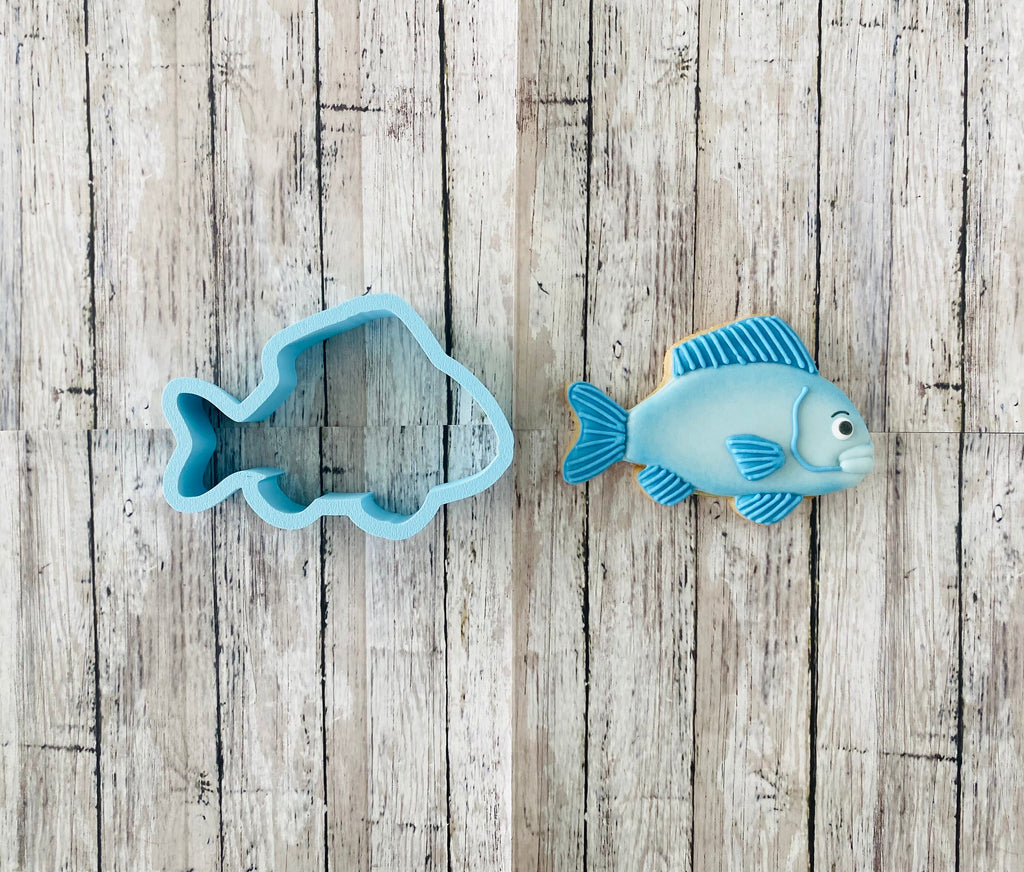 Fishing Cookie Cutter Set, fishing hat cutter, fishing rod Cutter, fishing pole Cutter, tackle box cutter, fish cutter