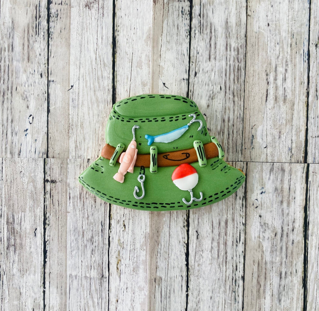 Fisherman Hat Cookie Cutter, dad cutter, fishing hat cutter, Father's Day cutter
