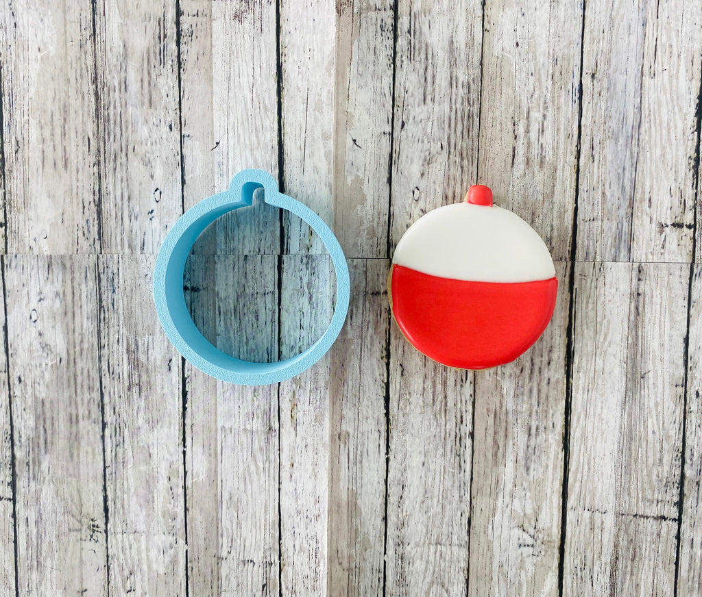 Fishing Bobber Cookie Cutter, dad cutter, fishing cork cutter, Father's Day cutter, fishing cutter