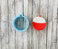 Fishing Bobber Cookie Cutter, dad cutter, fishing cork cutter, Father's Day cutter, fishing cutter