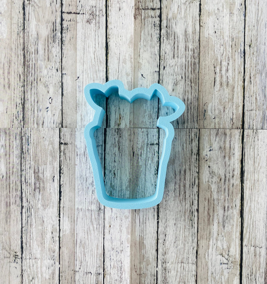 Bucket of Fish Cookie Cutter, dad cutter, fishing cutter, Father's Day cutter, bait bucket cutter