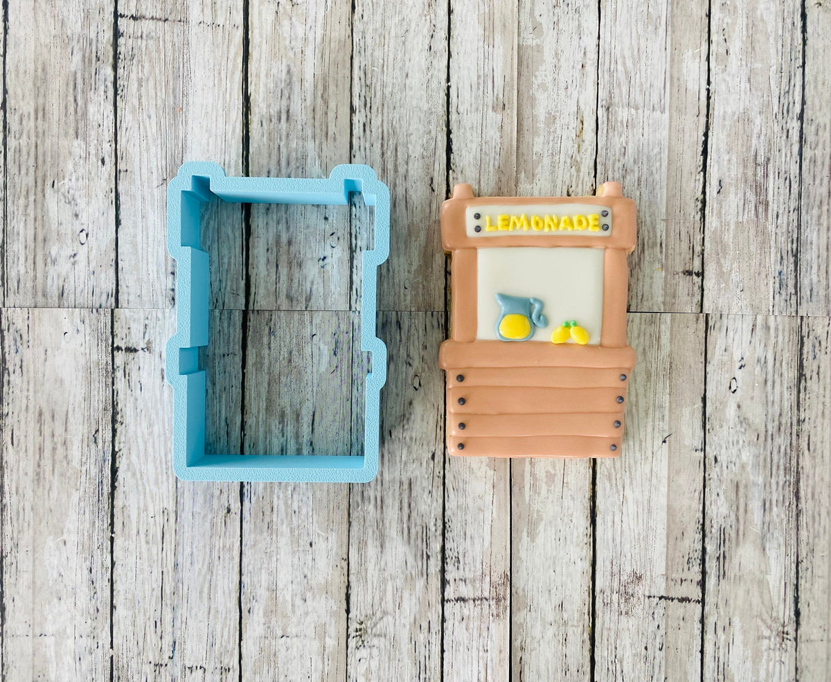 Lemonade Stand Cookie Cutter, lemon cutter, drink cutter, party cutter