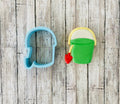 Bucket Cookie Cutter, beach Cutter, Summer Cutter, shovel Cutter, sand cutter, kids cutter, toy cutter