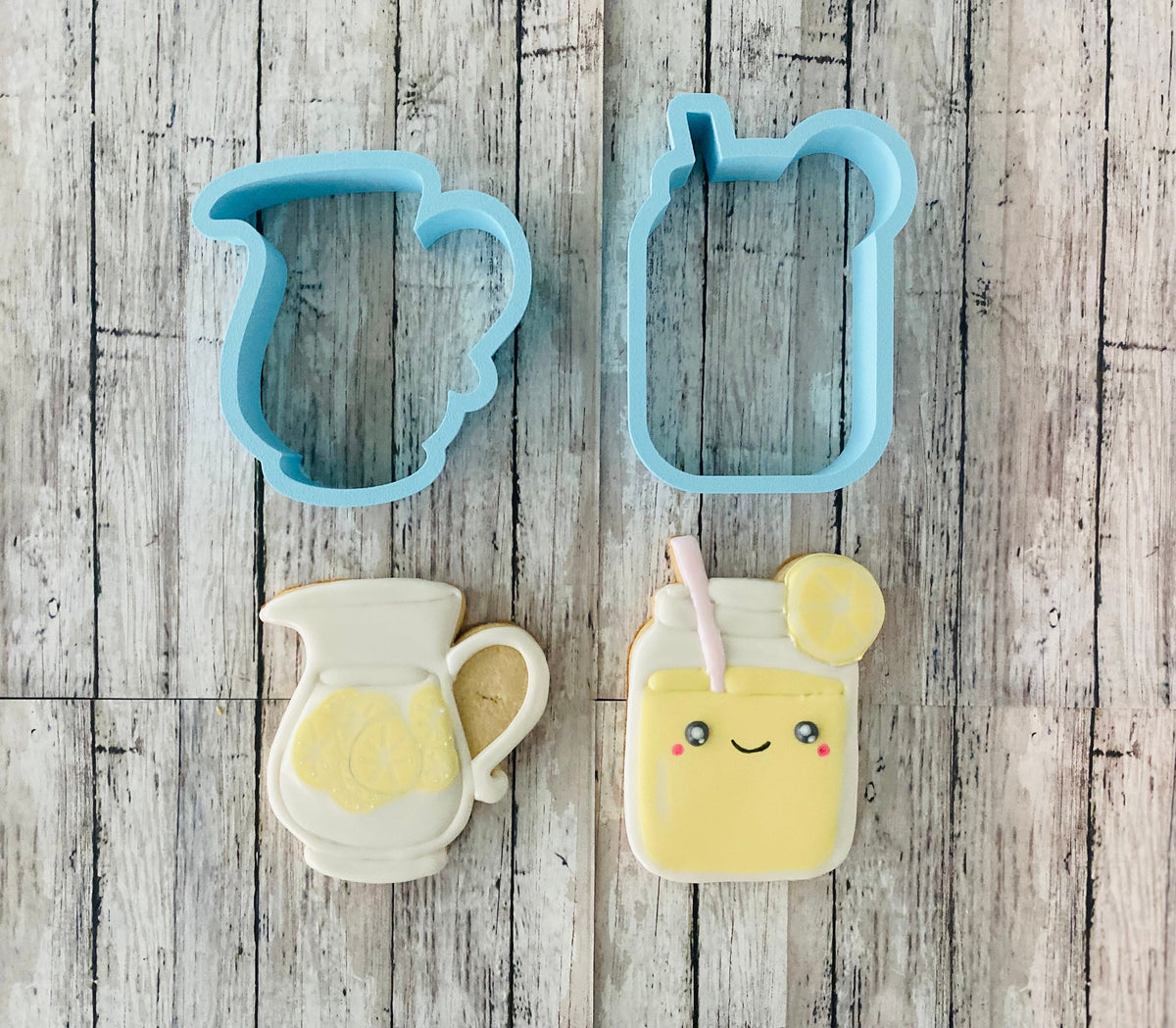 Lemonade Drink Cookie Cutter, fruit cutter, pitcher cutter, mason jar cutter
