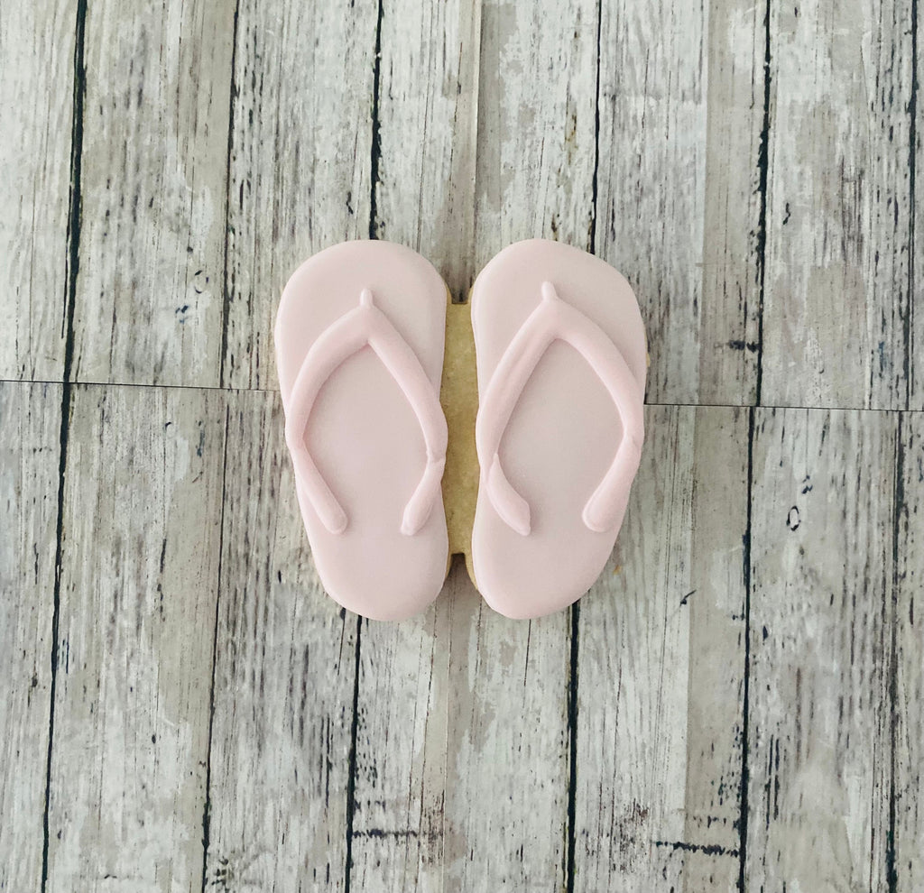 Flip Flops Cookie Cutter, summer cutter, swim cutter, shoe cutter, sandals cutter