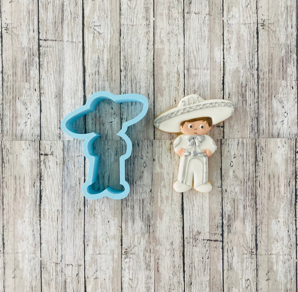 Mariachi Boy Cookie Cutter, Mexican cutter, boy cutter