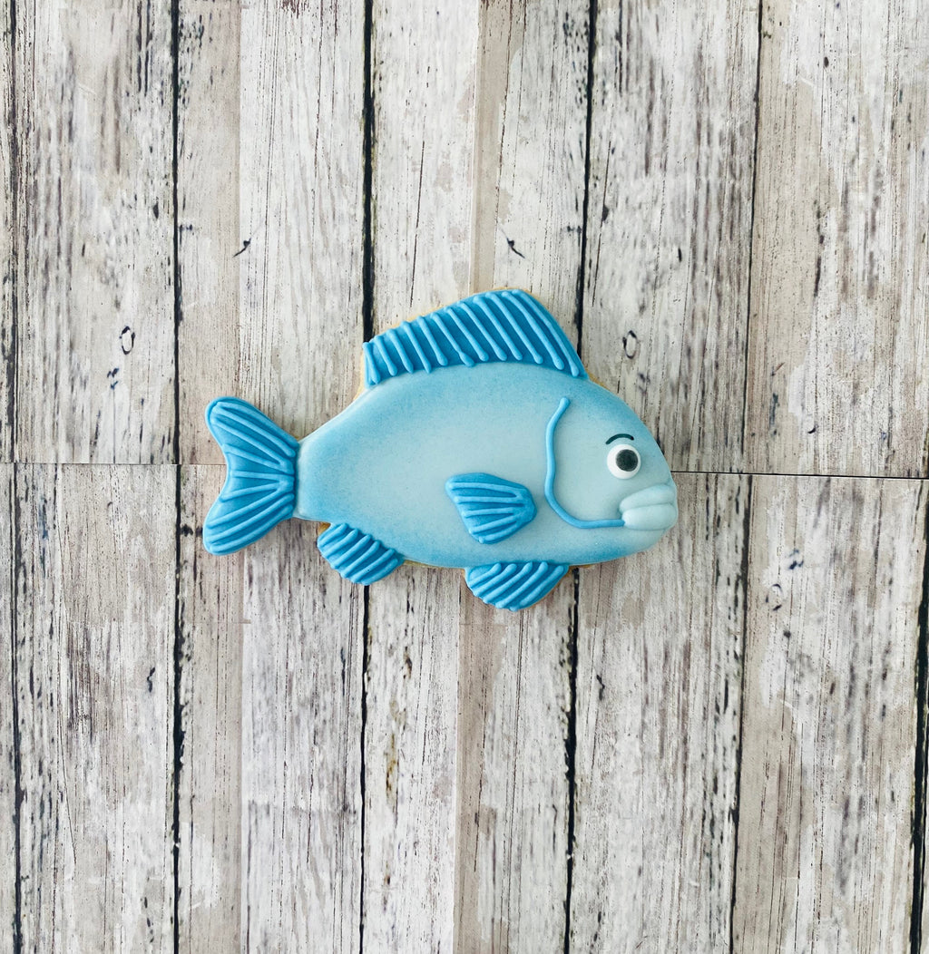 Fishing 2 Cookie Cutter, dad cutter, fishing cutter, Father's Day cutter, bass cutter