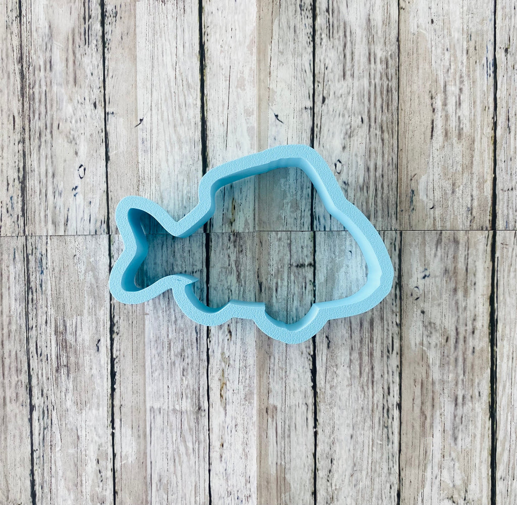 Fishing 2 Cookie Cutter, dad cutter, fishing cutter, Father's Day cutter, bass cutter