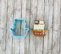 Pirate Ship Cookie Cutter, boat cutter, ocean cutter, sea cutter, pirate cutter