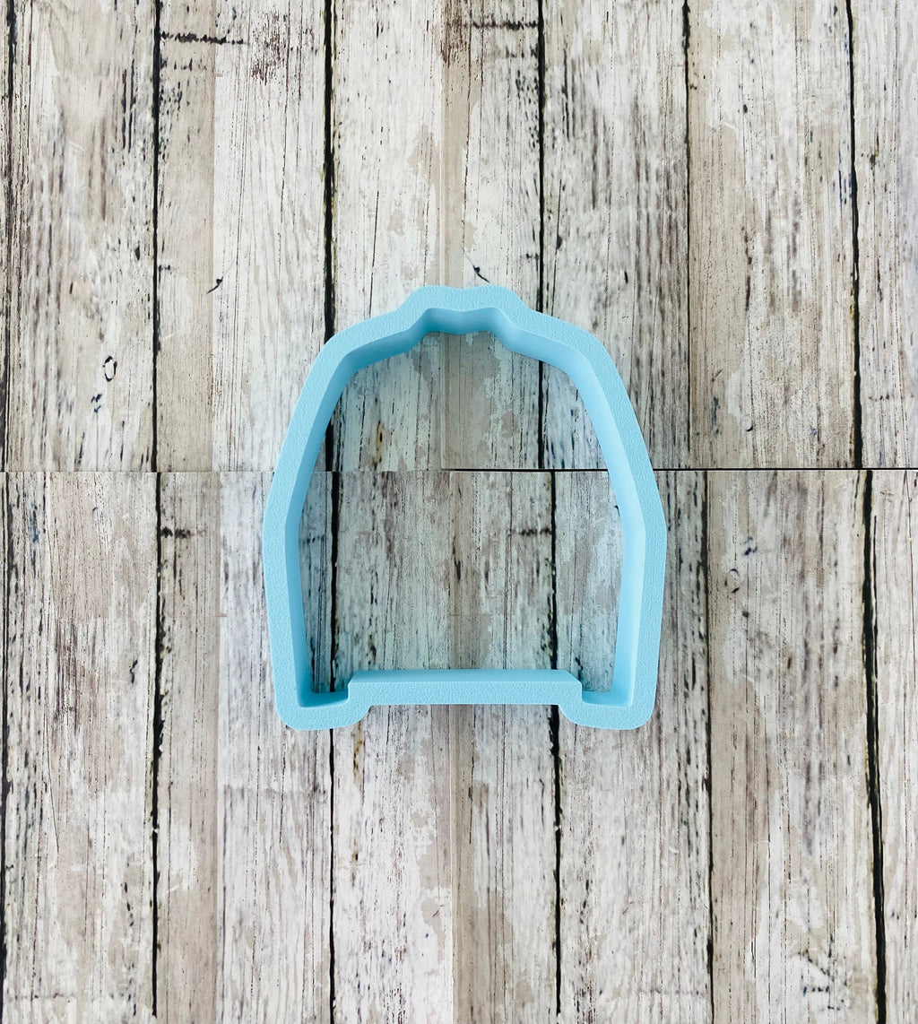 Jean Jacket Cookie Cutter, fall cutter, jacket cutter, clothes cutter, winter cutter