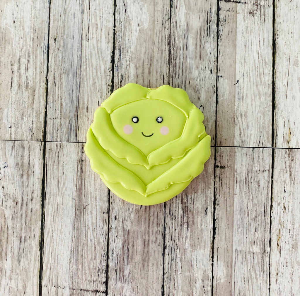 Lettuce Cookie Cutter, vegetable cutter, food cutter, garden cutter
