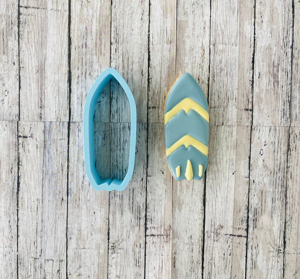 Surf Board Cookie Cutter, beach Cutter, Summer Cutter, surfing cutter, toy cutter, sports cutter, ocean cutter