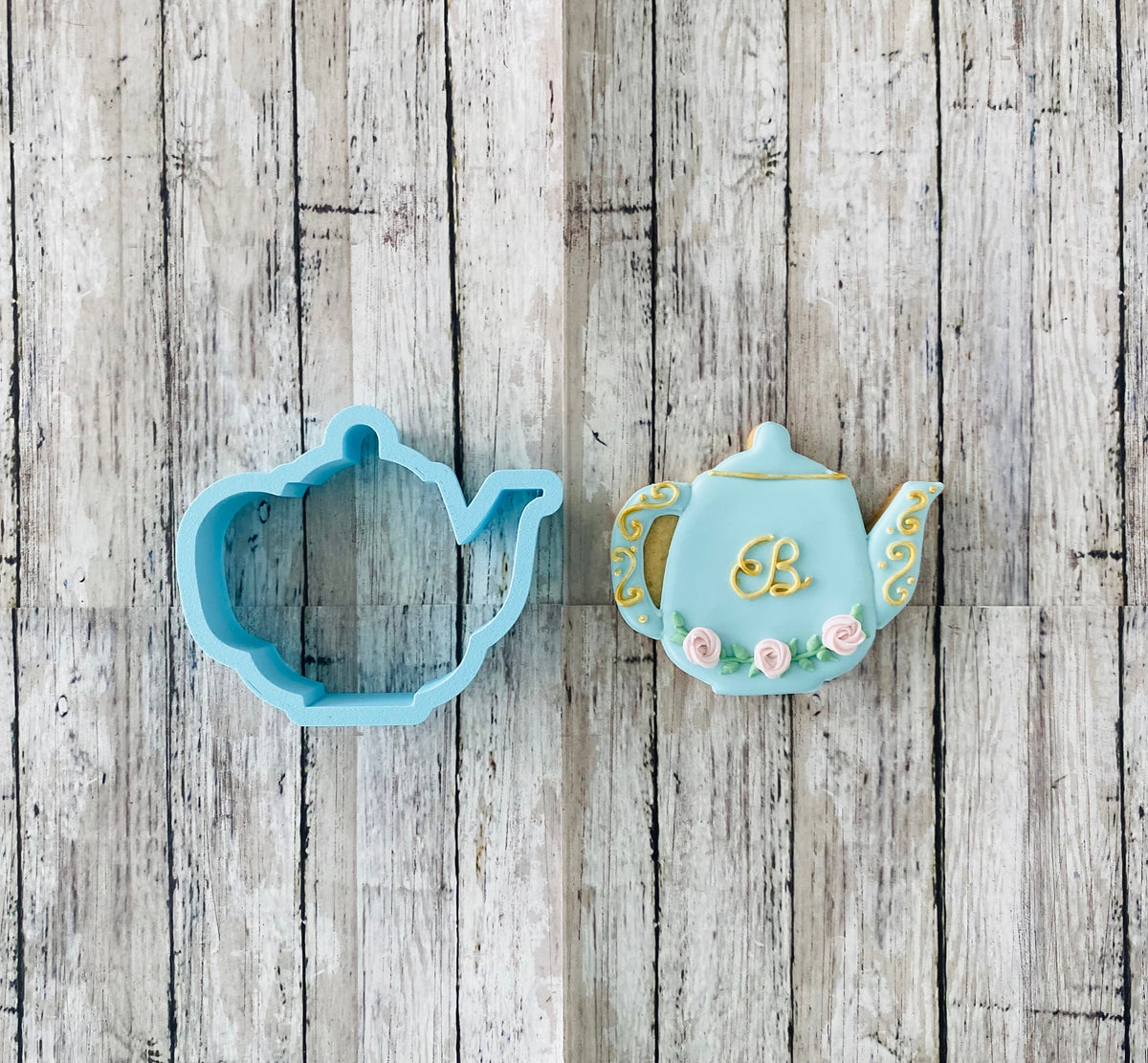 Tea Cookie Cutter Set, tea cup cutter, teapot cutter, drink cutter, coffee cutter, party cutter