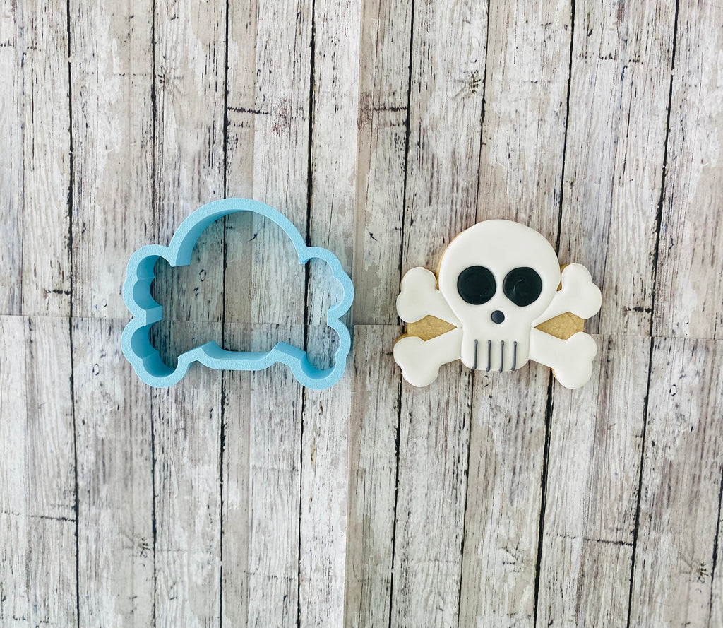 Pirate Skull Cookie Cutter, skull cutter, ocean cutter, sea cutter, pirate cutter, bones cutter