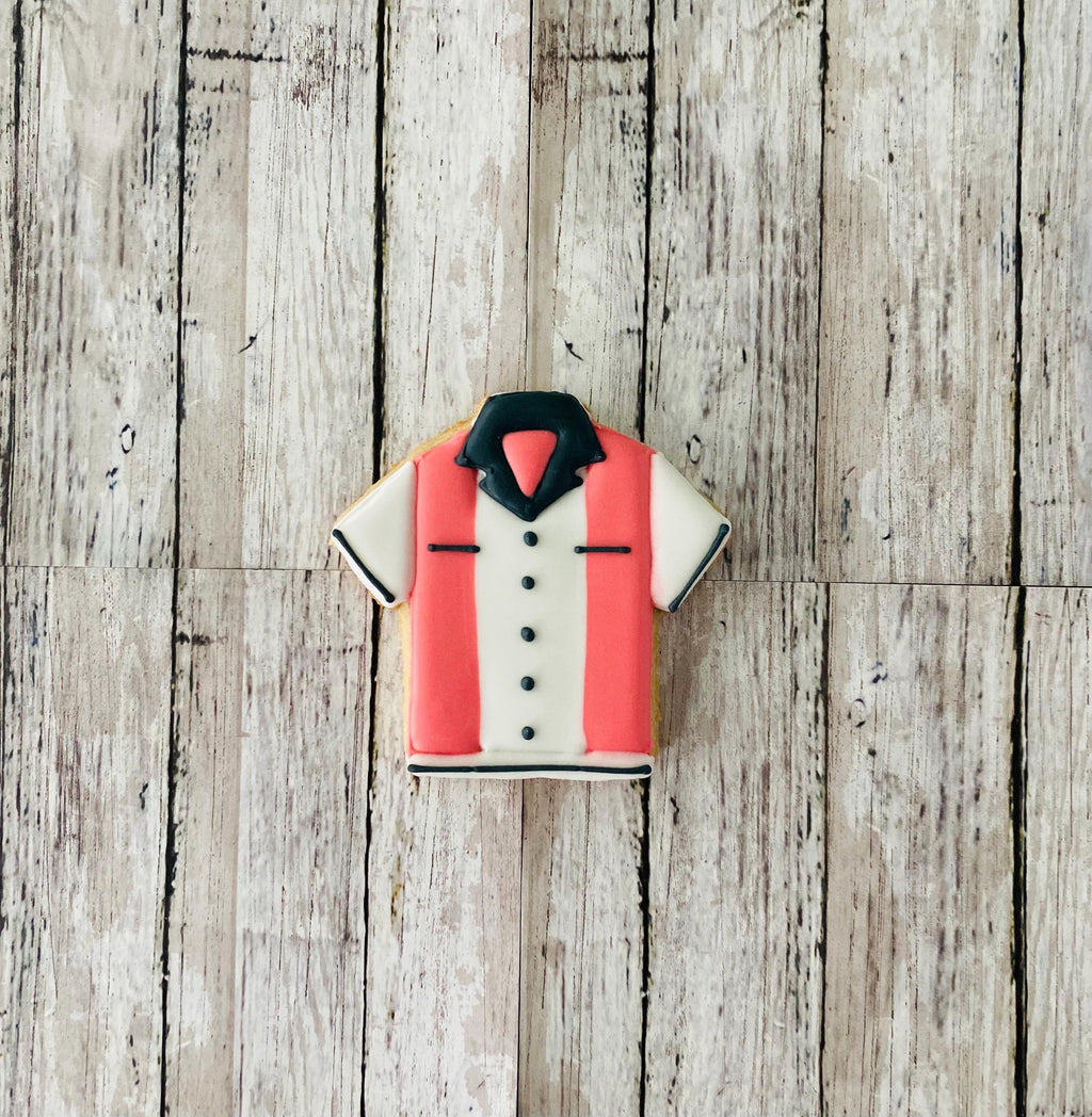 Bowling Shirt Cookie Cutter, shirt cutter, sports cutter, men's cutter