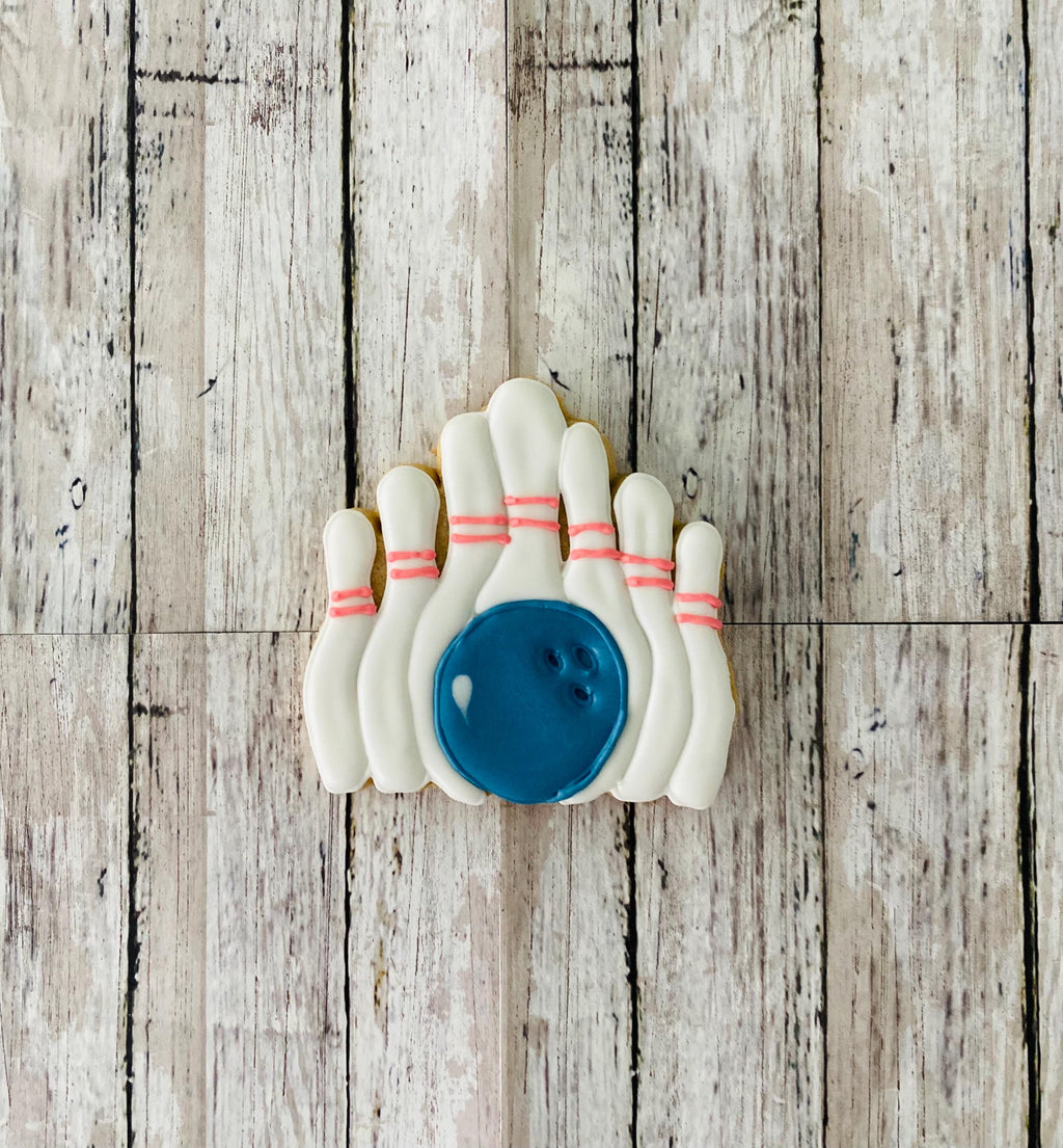 Bowling Pins Set Cookie Cutter, bowling pins cutter, sports cutter, men's cutter, bowling ball cutter