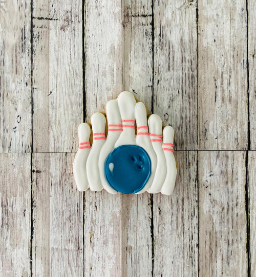 Bowling Pins Set Cookie Cutter, bowling pins cutter, sports cutter, men's cutter, bowling ball cutter