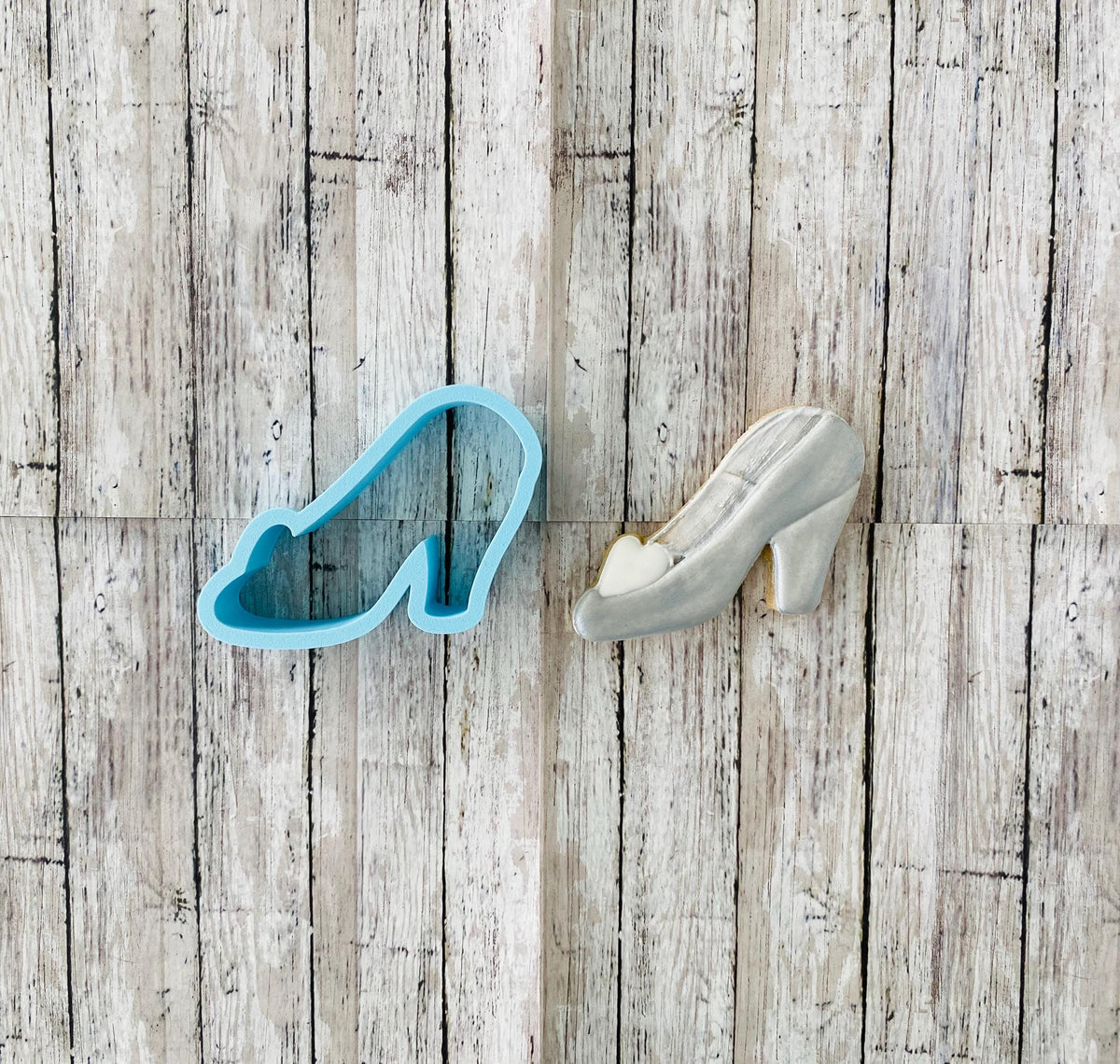 Glass Slipper Cookie Cutter, princess cutter, girl cutter, heel cutter, shoes cutter, birthday cutter