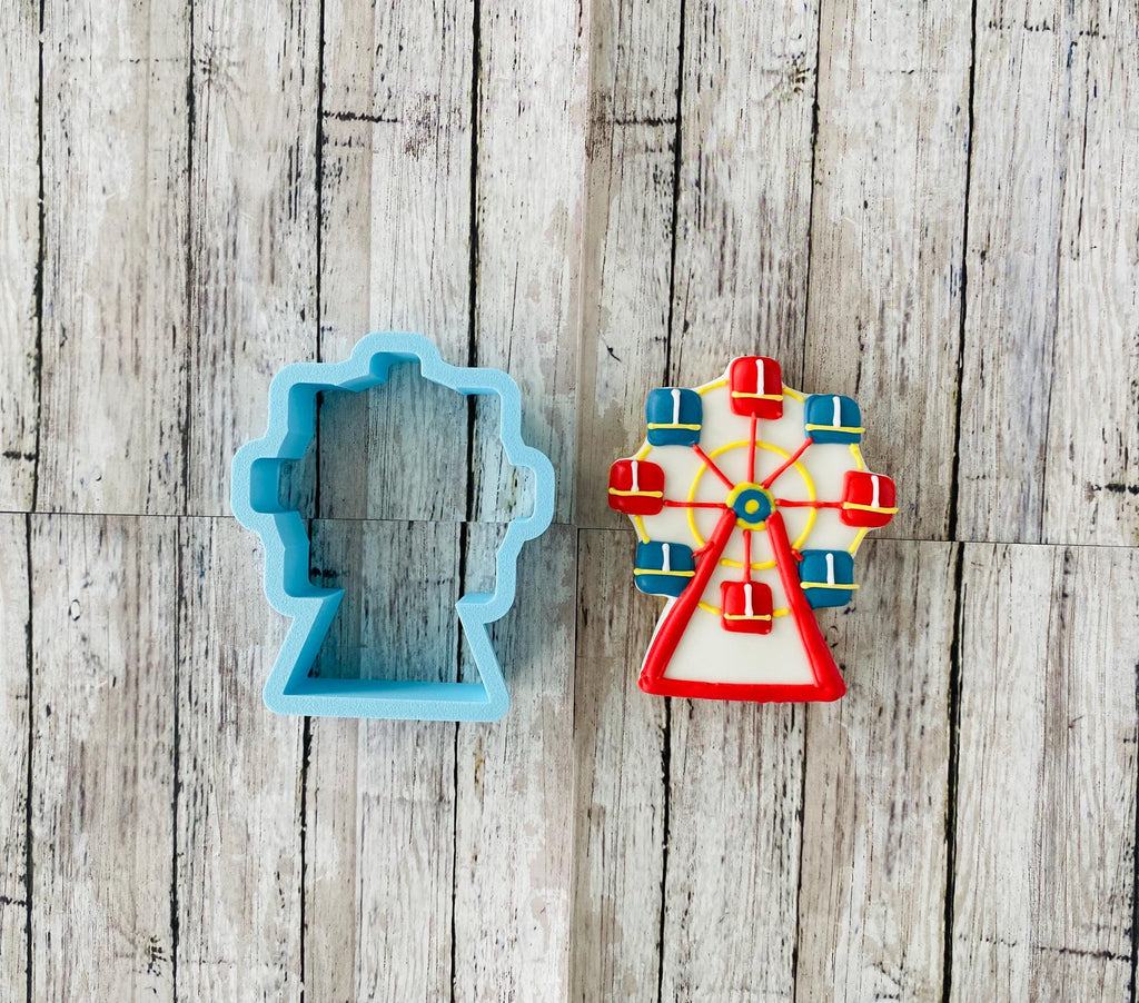 Ferris Wheel Cookie Cutter, carnival cutter, ride cutter, birthday cutter
