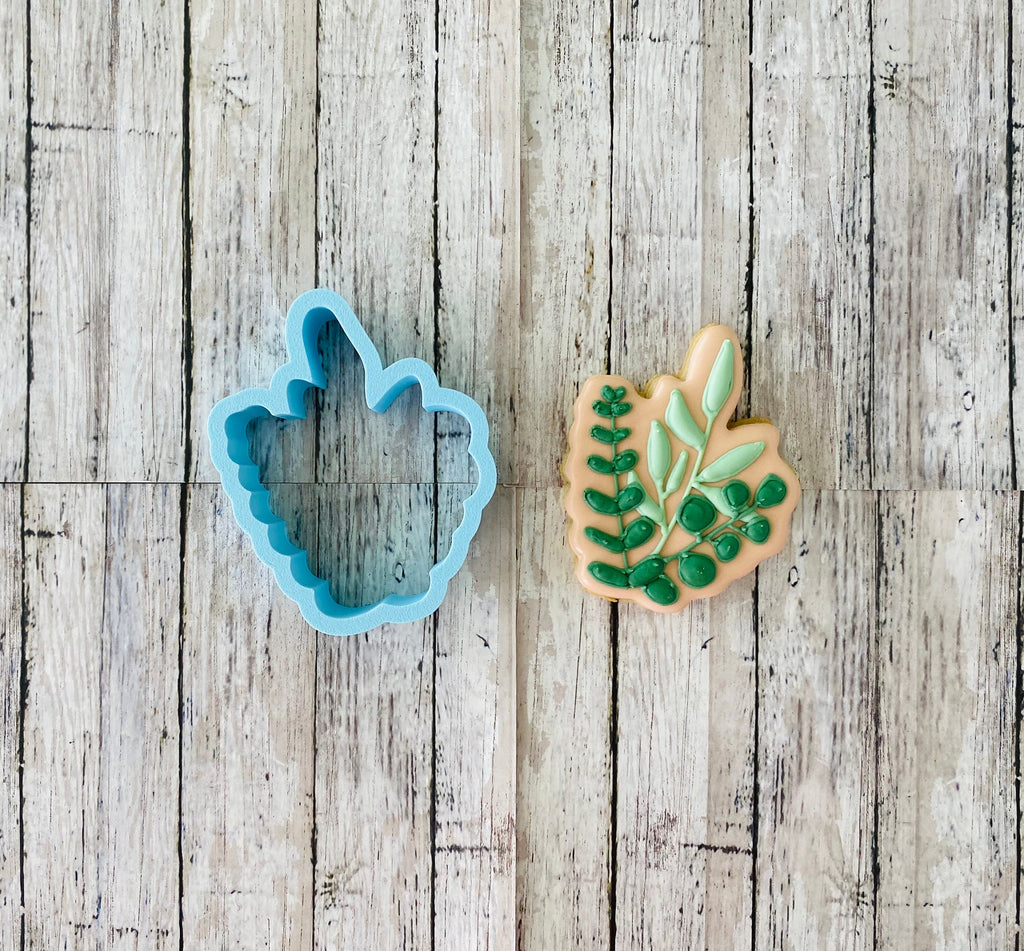 Leaves 3 Cookie Cutter, Flower Cutter, Floral Cutter, Mother's Day Cutter, Nature Cutter, Flower Garden Cutter