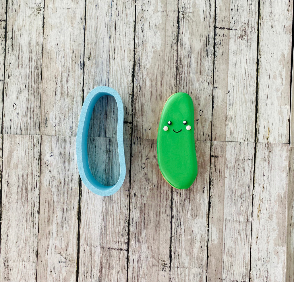 Cucumber Cookie Cutter, vegetable cutter, food cutter, garden cutter, zucchini cutter