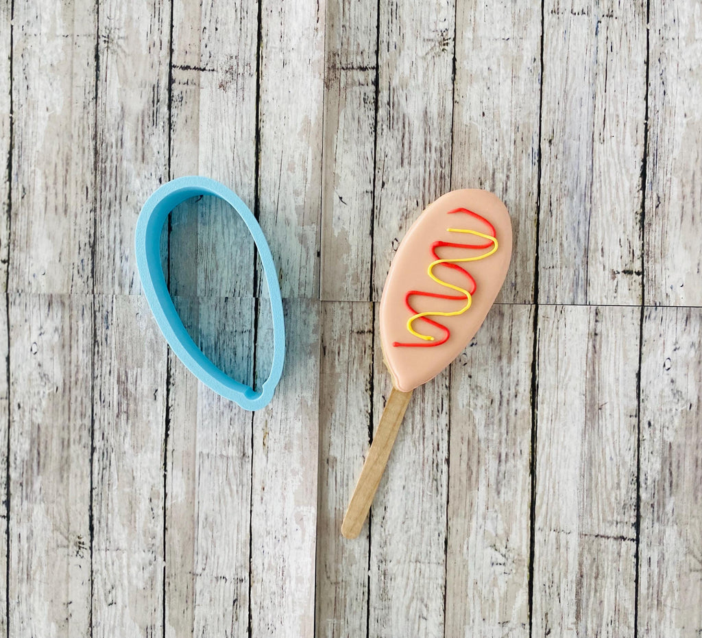 Corn Dog Cookie Cutter, carnival food Cutter, Food Cutter