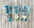 Golf Cookie Cutter Set, golf clubs cutter, sports cutter, golf tee cutter, golf cutter, golf cart cutter