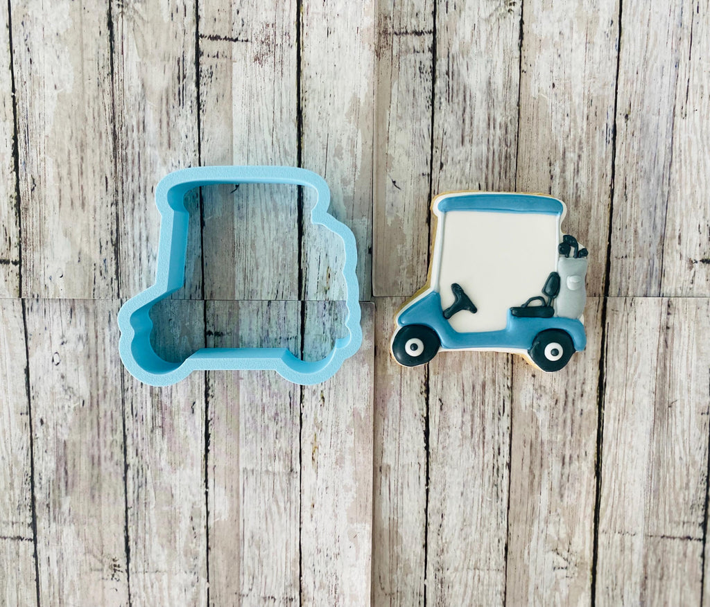 Golf Cart Cookie Cutter, golf  cutter, sports cutter, men's cutter, Father's Day cutter