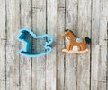 Rocking Horse Cookie Cutter, baby cutter, animal cutter, baby shower cutter, toy cutter, horse cutter