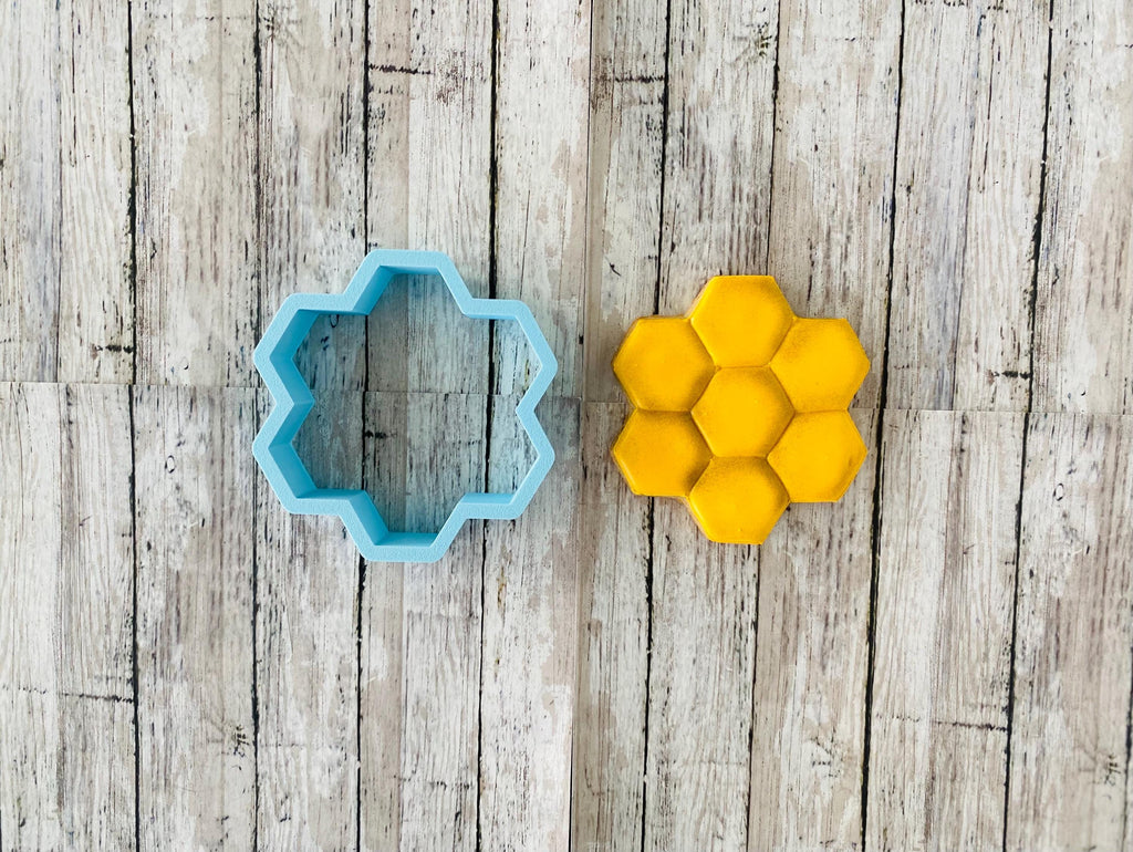 Honey Comb Cookie Cutter, honey cutter, bee cutter, nature cutter