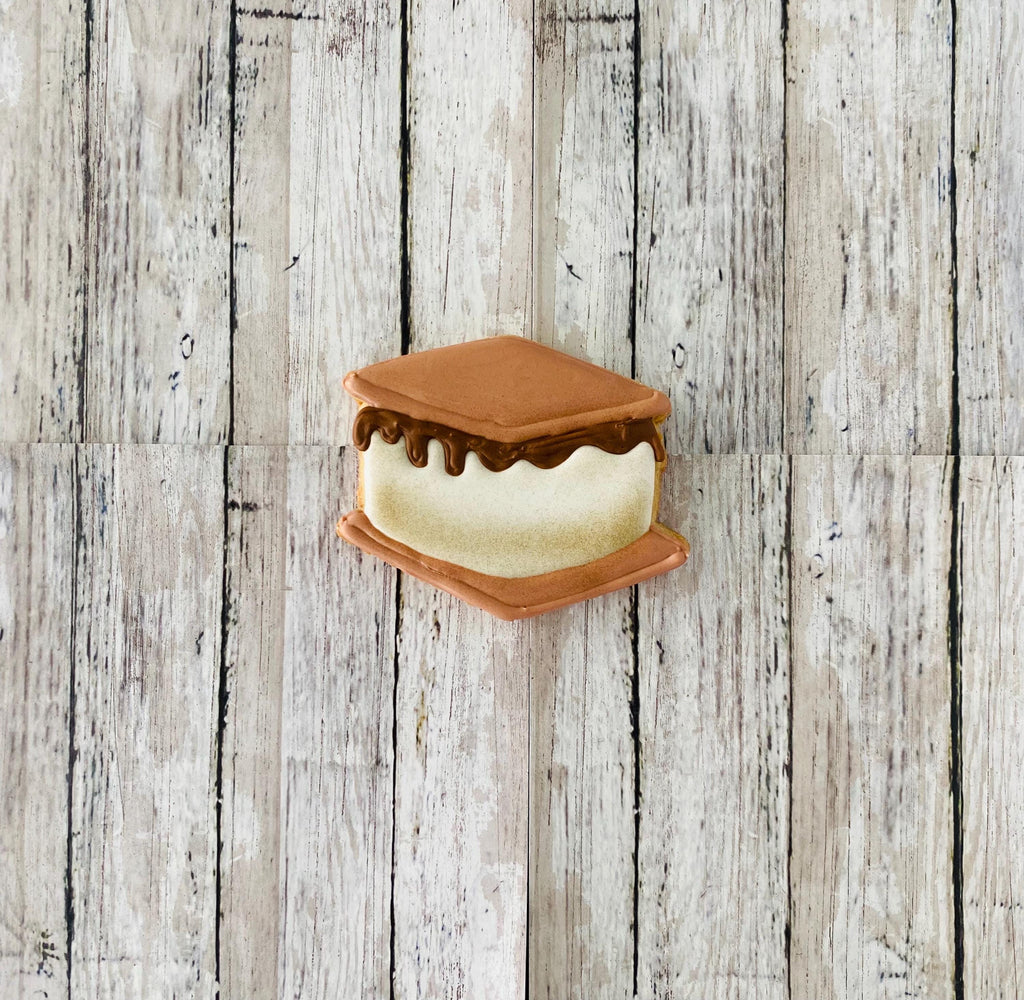 S'mores Cookie Cutter, marshmallow cutter, camp cutter, camp fire cutter, camping cutter, desert cutter