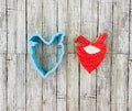 Bandanna Cookie Cutter, cowboy cutter, clothes cutter, baby shower cutter