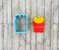 French Fry Cookie Cutter, BBQ Cutter, Cookout Cutter, Food Cutter, fast food Cutter, fries Cutter