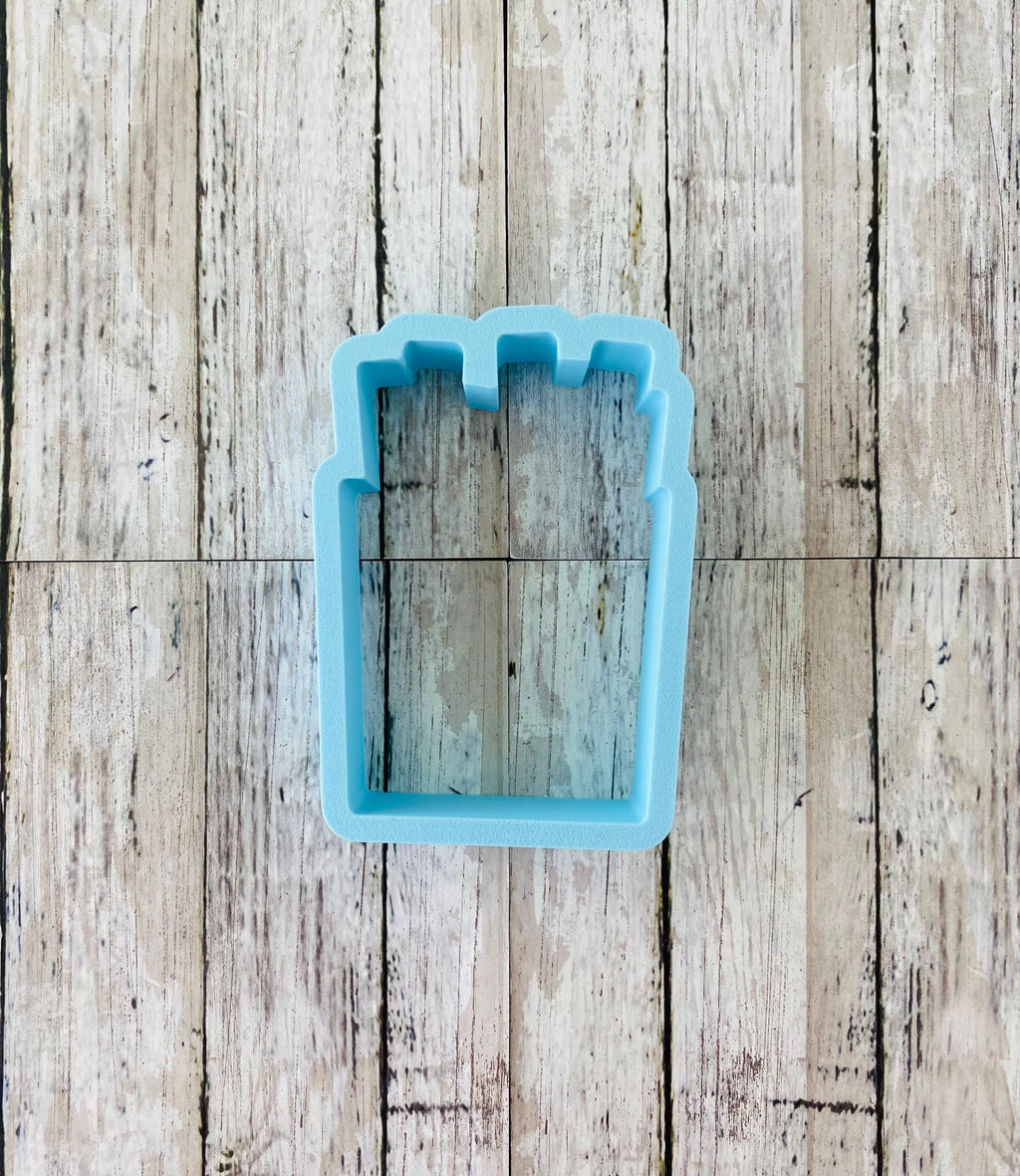 French Fry Cookie Cutter, BBQ Cutter, Cookout Cutter, Food Cutter, fast food Cutter, fries Cutter