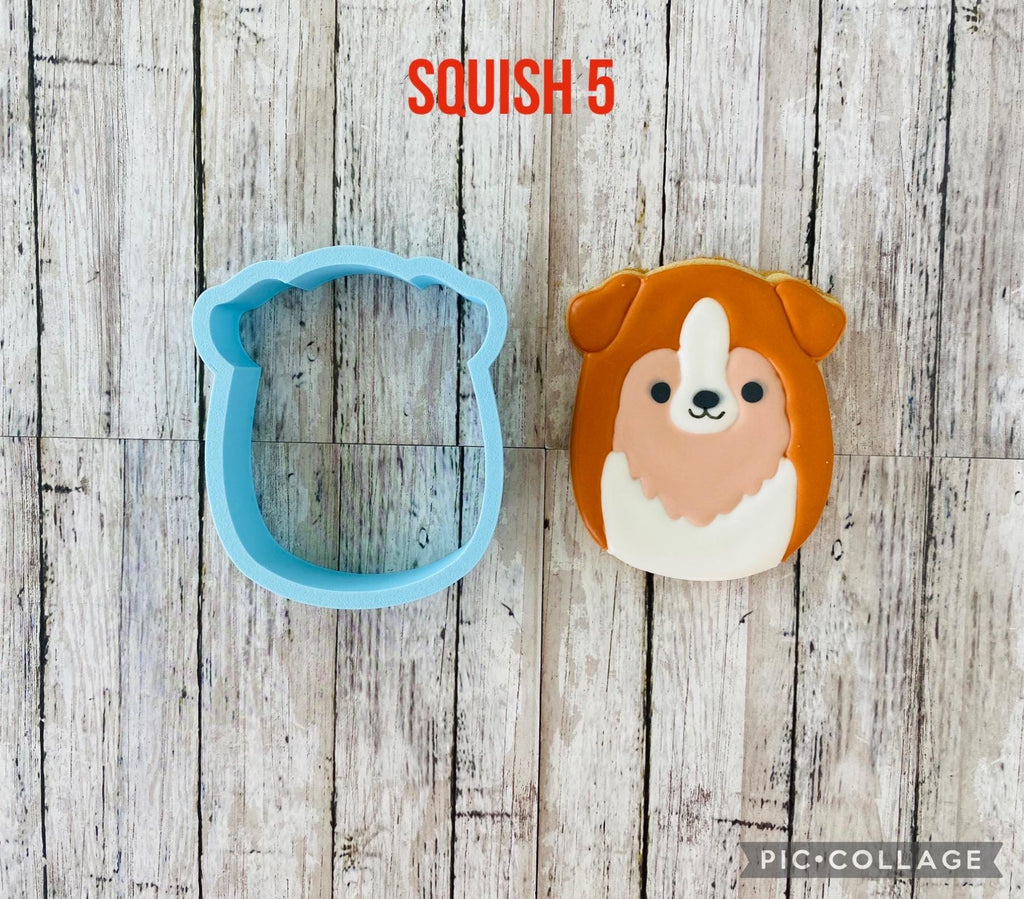 Animal Pillow Cookie Cutters, animal cutters, squish cutters, kid cutters, birthday cutters