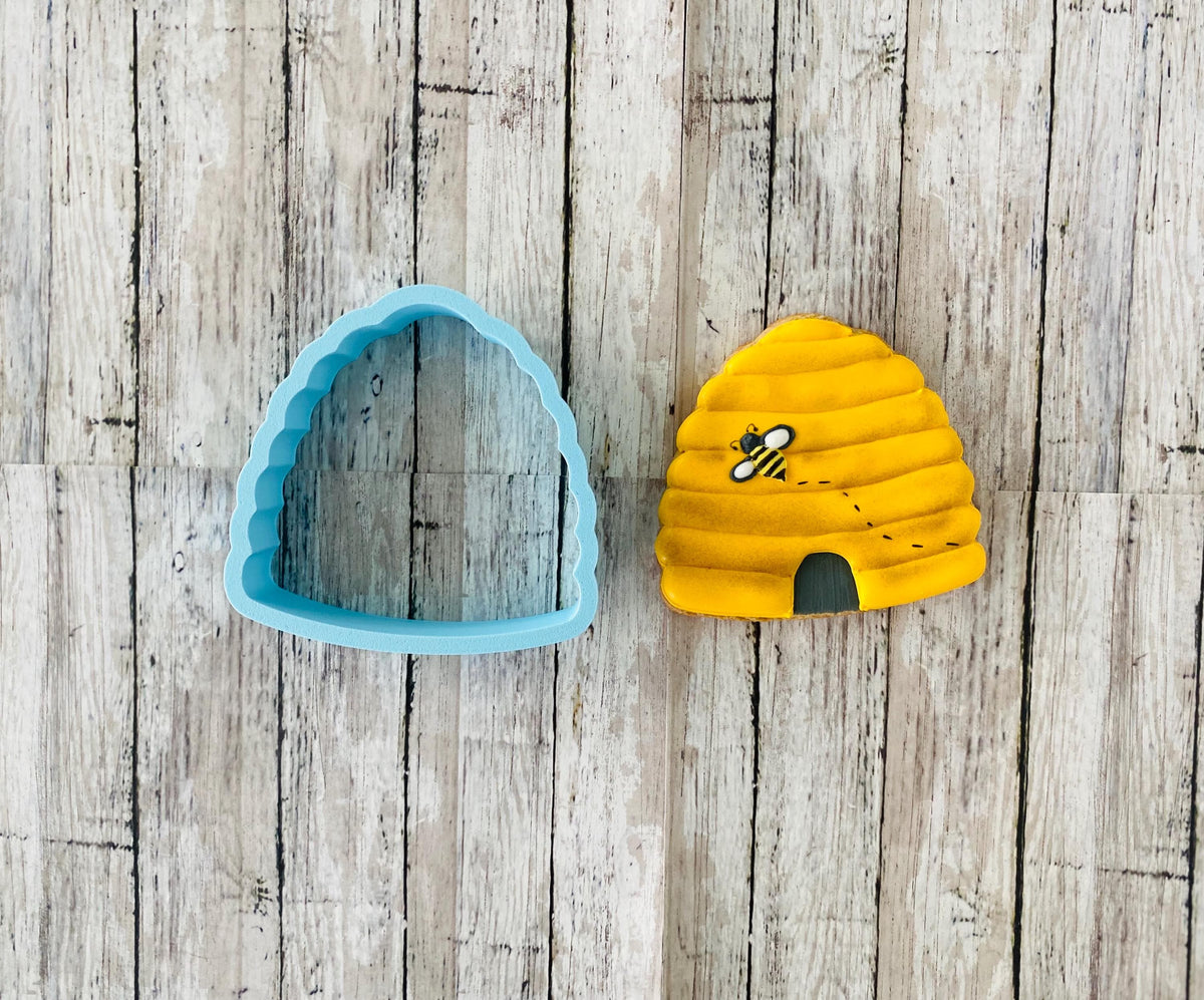 Bee & Honey Cookie Cutter Set, bee cutter, honey jar cutter, homey comb cutter, bee hive cutter, insect cutter, honey cutter