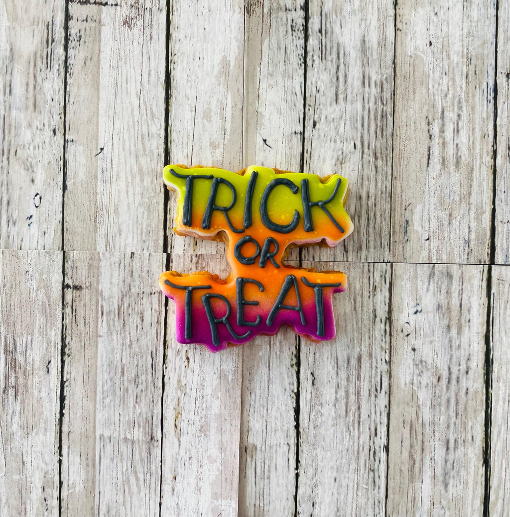 Trick or Treat Cookie Cutter, Halloween cutter