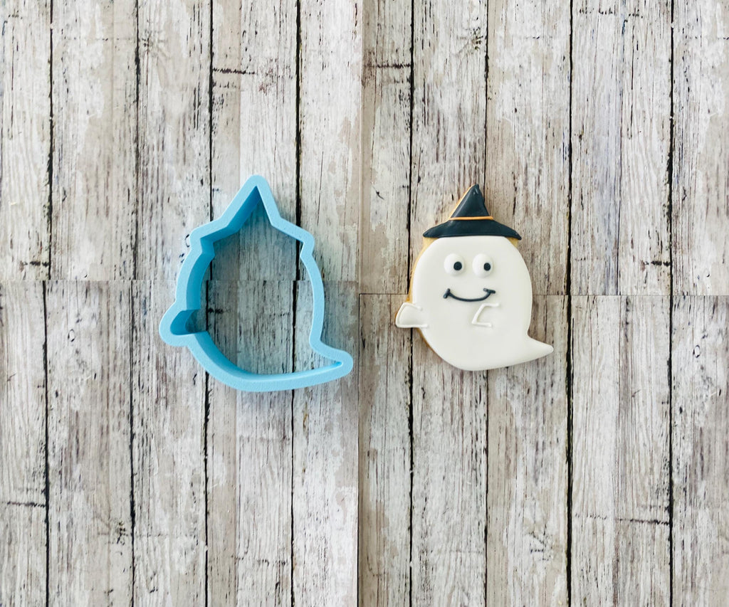 Ghost with Witches Cookie Cutter, ghost cutter, Halloween cutter, boo cutter, costume cutter