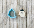 Ghost with Witches Cookie Cutter, ghost cutter, Halloween cutter, boo cutter, costume cutter