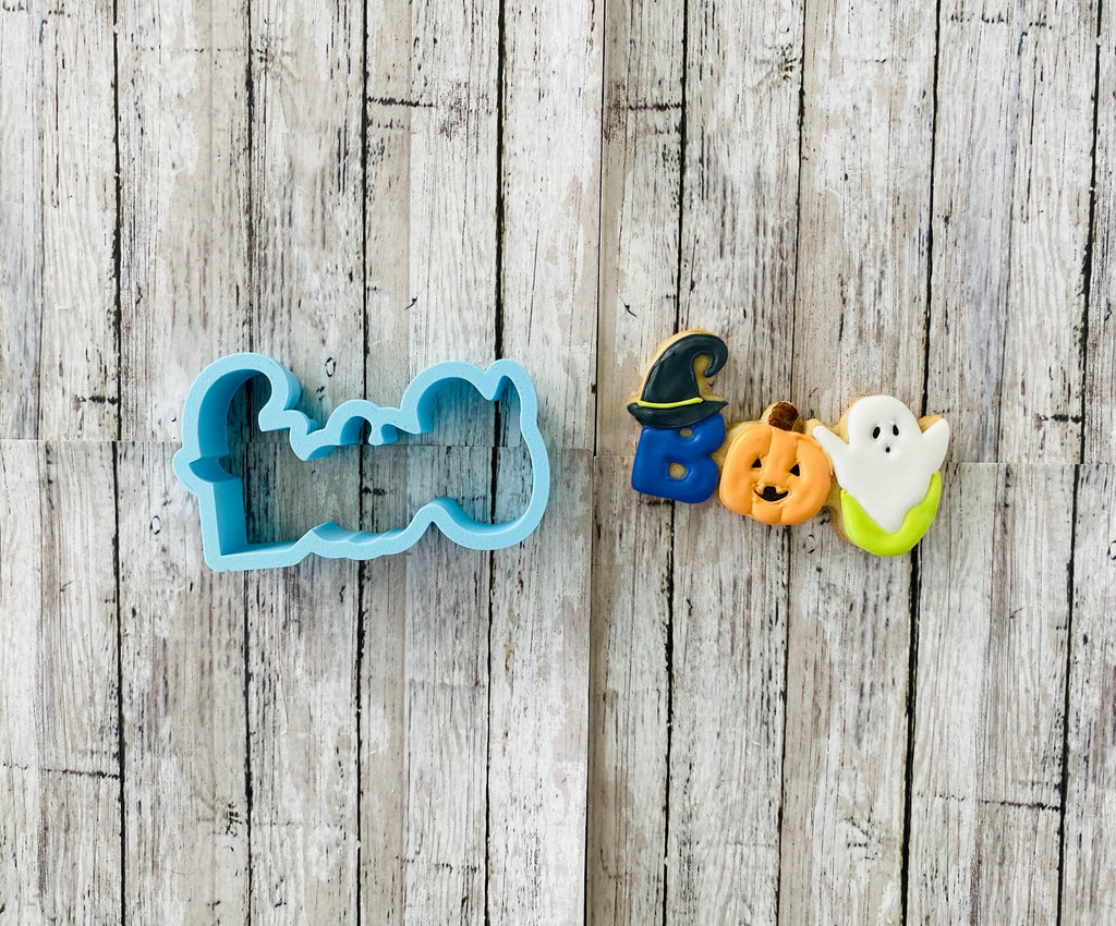 Boo 2 Cookie Cutter, ghost cutter, Halloween cutter, boo cutter, costume cutter