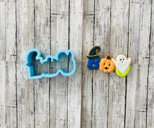 Boo 2 Cookie Cutter, ghost cutter, Halloween cutter, boo cutter, costume cutter