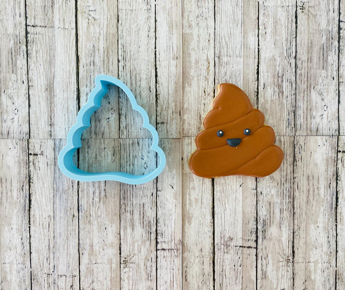 Poop Cookie Cutter, kid cutter, fun cutter, emoji cutter