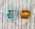 Treasure Chest Cookie Cutter, treasure cutter, pirate cutter, sea cutter, ocean cutter