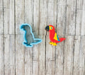 Parrot Cookie Cutter, bird cutter, animal cutter, pirate cutter, tropic bird cutter, nature cutter