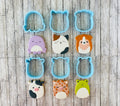 Animal Pillow Cookie Cutters, animal cutters, squish cutters, kid cutters, birthday cutters