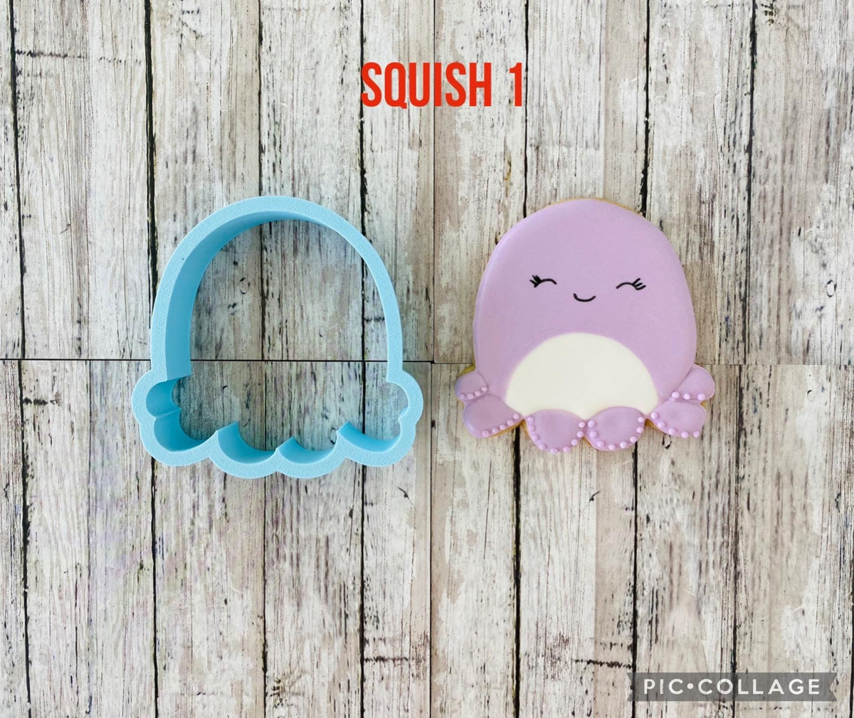 Animal Pillow Cookie Cutters, animal cutters, squish cutters, kid cutters, birthday cutters