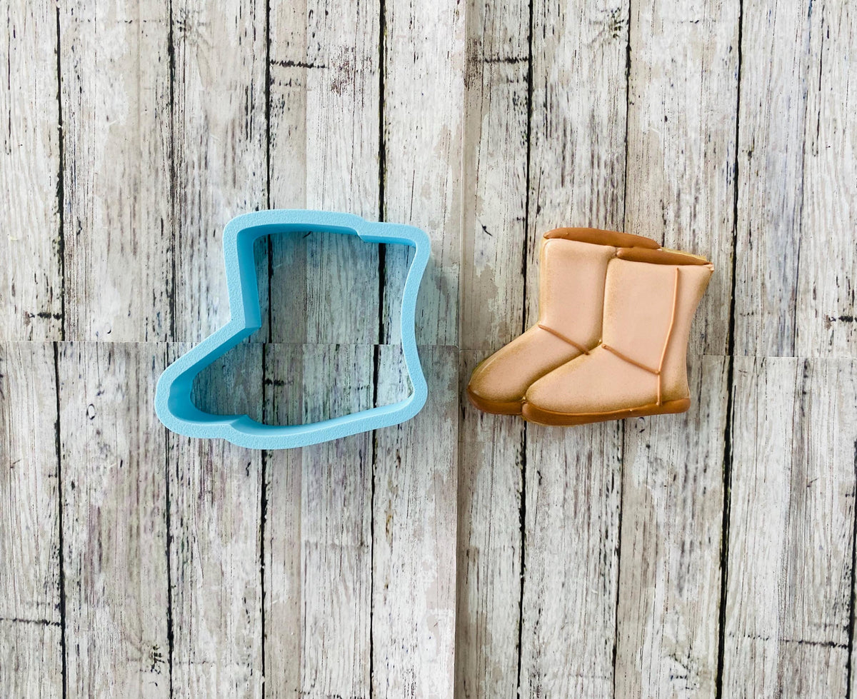 Winter Boots Cookie Cutter, fall cutter, warm cutter, clothes, boots cutter, snow boot cutter
