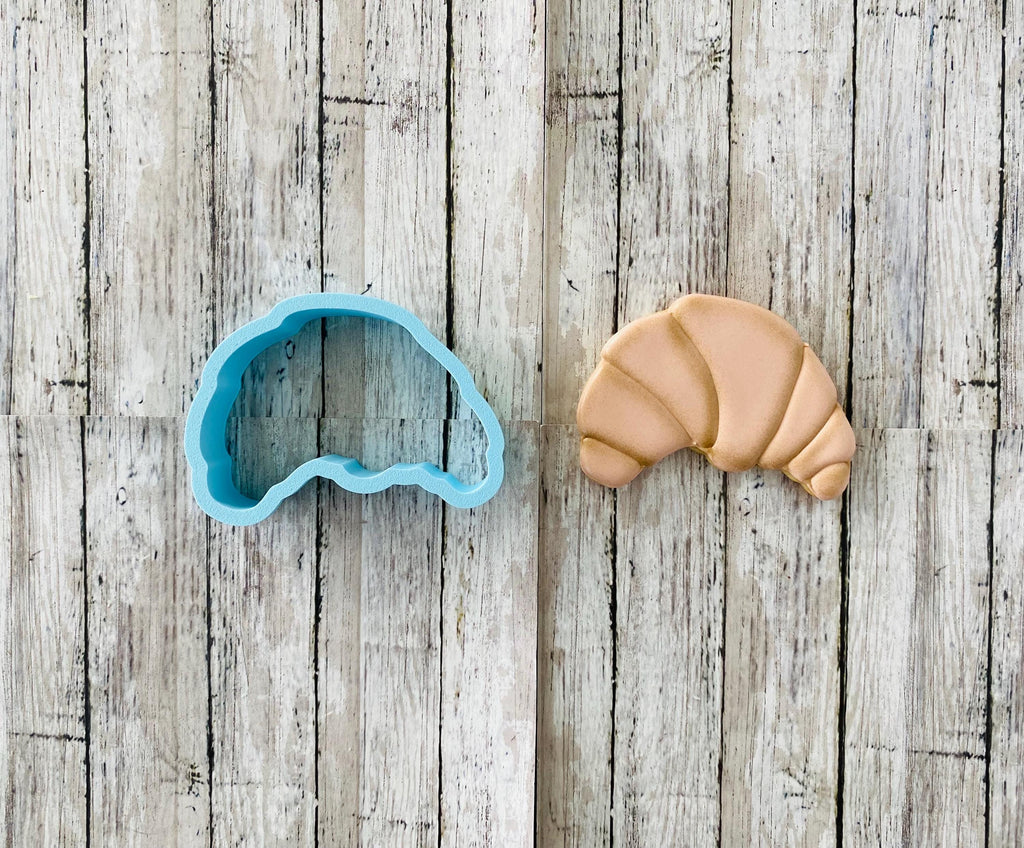 Coffee & Croussiant Cookie Cutter Set, Coffee Mug cutter, croussiant cutter, breakfast cutter