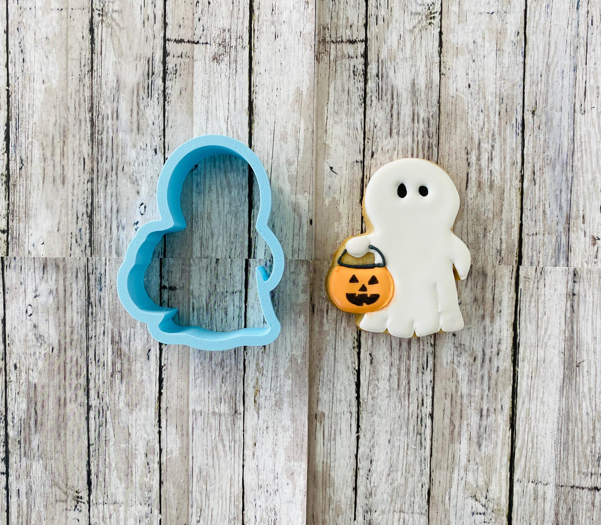 Trick or Treat Ghost Cookie Cutter, ghost cutter, Halloween cutter, boo cutter, costume cutter