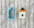 Baby Bottle 2 Cookie Cutter, baby shower cutter, baby cutter, baby food cutter, milk cutter